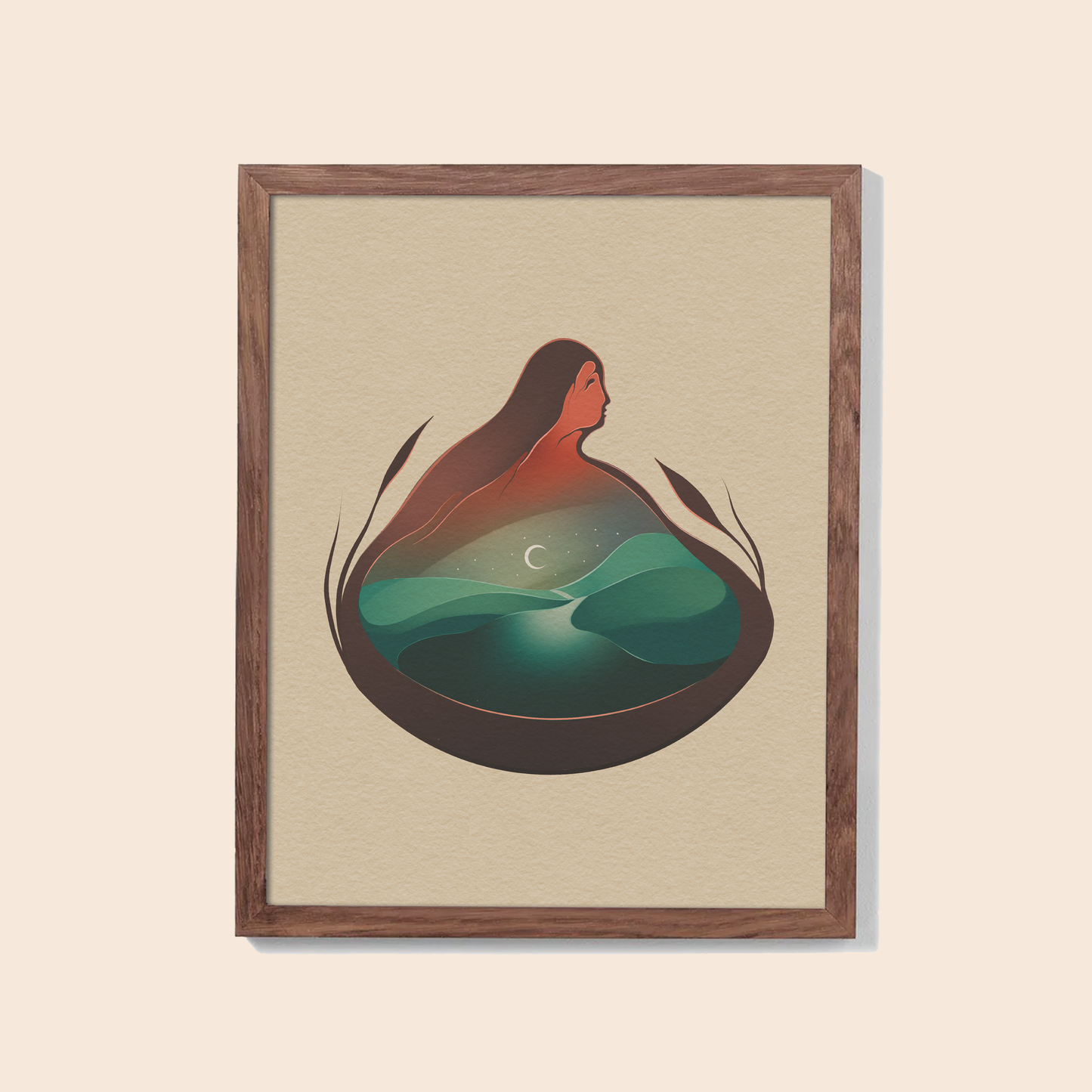 "Aki-Earth" Open Edition Art Print