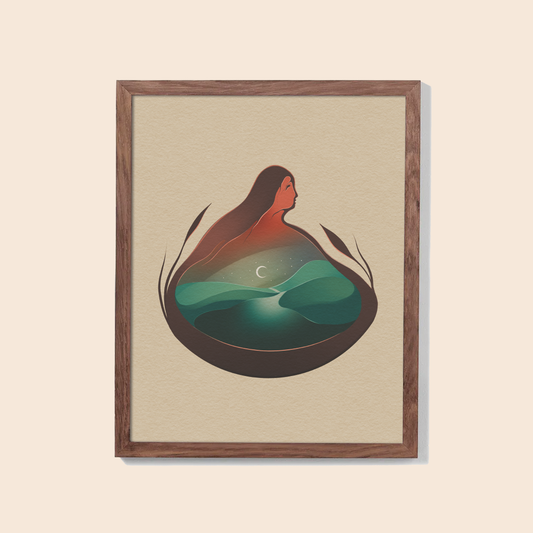 "Aki-Earth" Open Edition Art Print