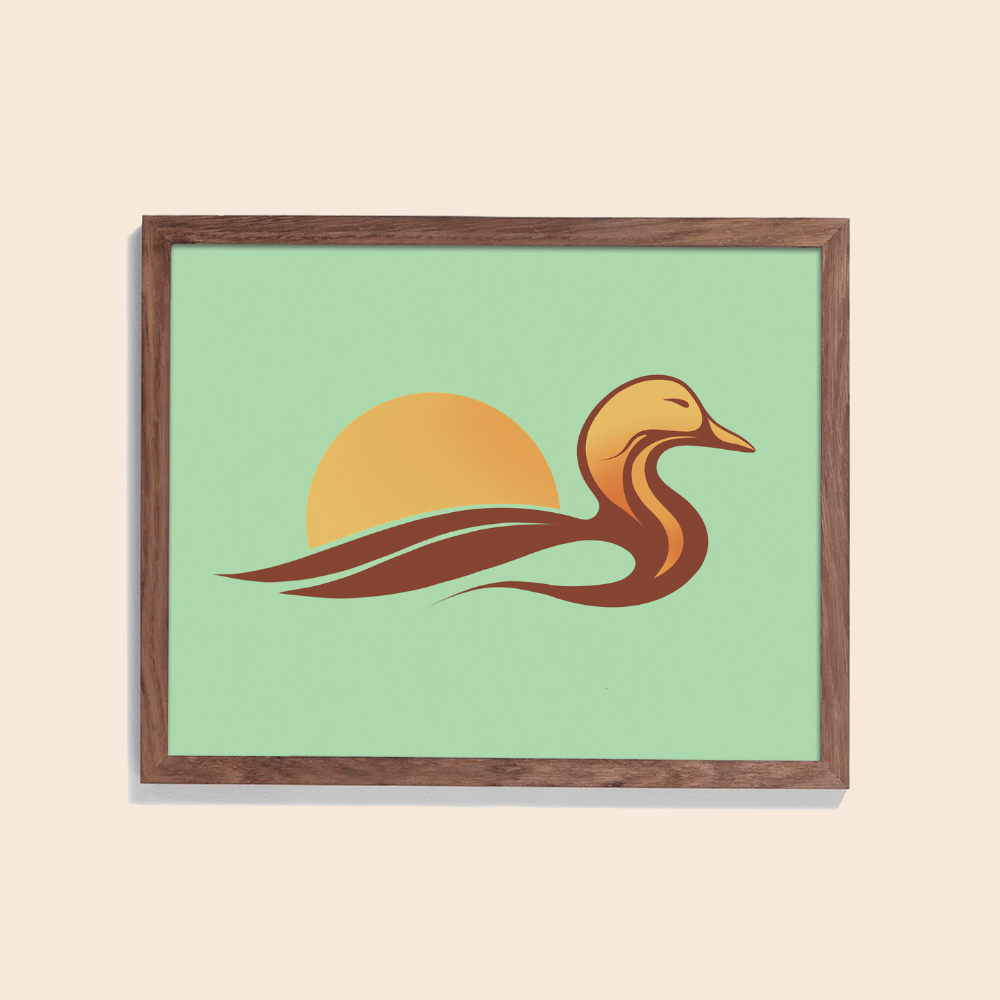 "Zhiishiib - Duck" Open Edition Art Print