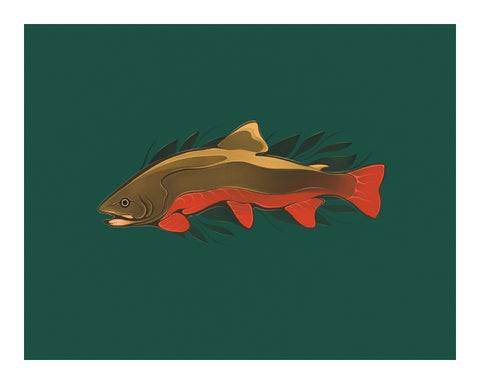"Giigoonh-Fish" Art Print