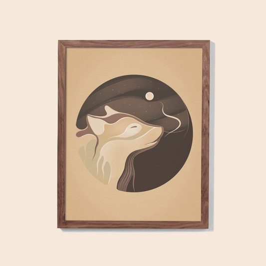 "Maengun - Wolf" Open Edition Art Print