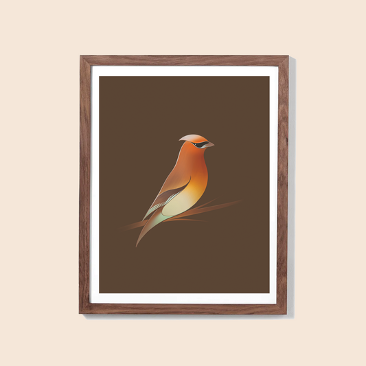 "Waxwing" Limited Edition Art Print