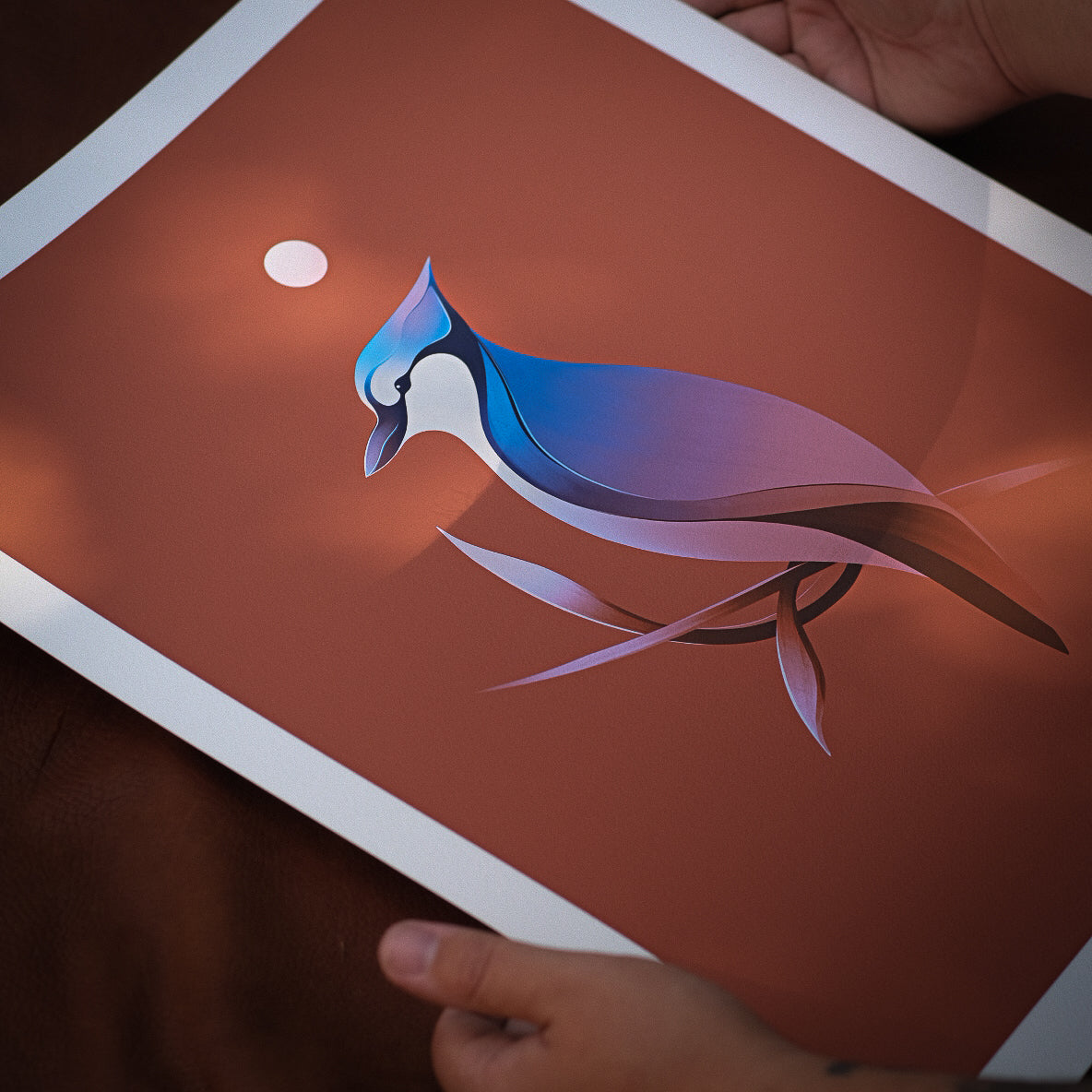 "Diindiisi-Blue Jay" Limited Edition Print